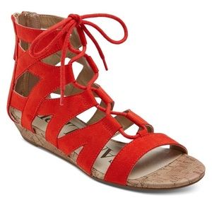 Sam & Libby orange Arianna Gladiator Sandals